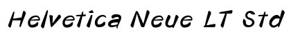 Helvetica Neue LT Std 63 Medium Extended Oblique font free download