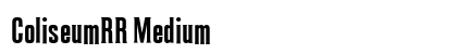 ColiseumRR Medium Font Preview