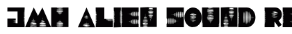 JMH Alien Sound Regular Font Preview