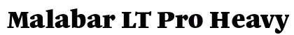 Malabar LT Pro Heavy font free download
