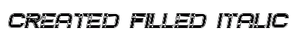 Created Filled Italic preview
