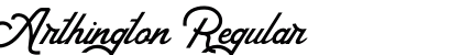 Arthington Regular font free download