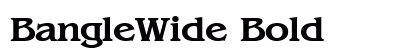 BangleWide Bold Preview