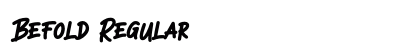 Befold Regular preview