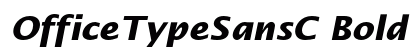 OfficeTypeSansC Bold Italic Font Preview