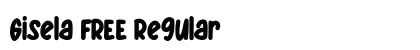 Gisela FREE Regular Font Preview