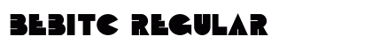 BebitC Regular Font Preview