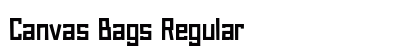 Canvas Bags Regular (OpenType) Font Preview