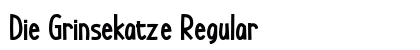 Die Grinsekatze Regular Font Preview