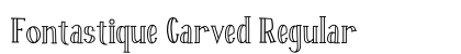 Fontastique Carved Regular Font Preview