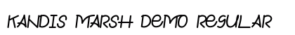 Kandis Marsh Demo Regular Font Preview
