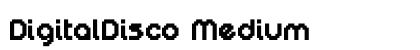 DigitalDisco Medium Font Preview