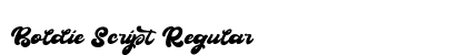 Boldie Script Regular Font Boldie Script Regular Font Preview
