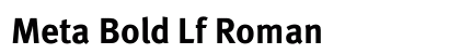 Meta Bold Lf Roman Preview