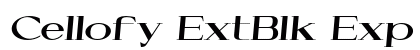 Cellofy ExtBlk Exp Ita Italic preview Cellofy ExtBlk Exp Ita Italic preview