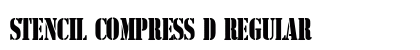 Stencil Compress D Regular