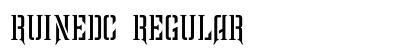 RuinedC Regular Font Preview