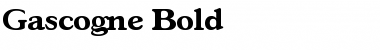 Gascogne-Bold Regular Font