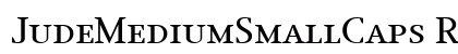 JudeMediumSmallCaps Regular Font Preview