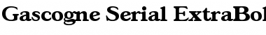 Download Gascogne-Serial-ExtraBold Font
