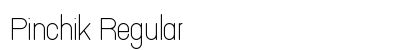 Pinchik Regular Font Preview