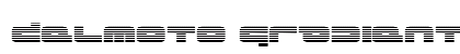 Delmoto Gradient Regular Font Preview