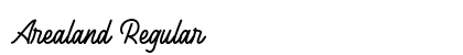 Arealand Regular Font Preview