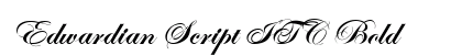 Edwardian Script ITC Bold font free download