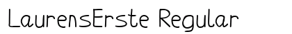 LaurensErste Regular Font Preview