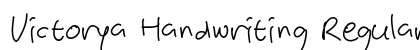 Victorya Handwriting Regular preview