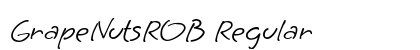 GrapeNutsROB Regular Font Preview
