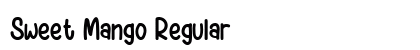Sweet Mango Regular Font Preview