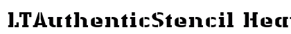 LTAuthenticStencil Heavy preview