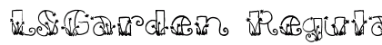 LSGarden Regular Font Preview