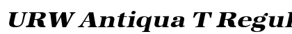 URW Antiqua T Regular preview URW Antiqua T Regular preview