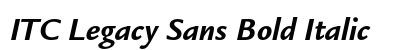 ITC Legacy Sans Bold Italic Preview