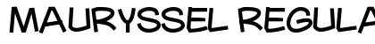 Mauryssel Regular Font Preview