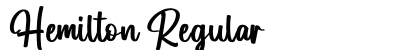 Hemilton Regular preview Hemilton Regular preview