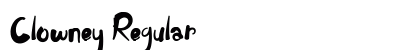 Clowney Regular Font Preview