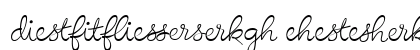 Birthday Ligatures Two Regular