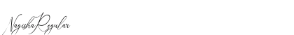 Nagisha Regular Font Preview