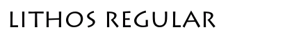 Lithos Regular Font Preview