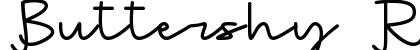 Buttershy Regular Font Preview Buttershy Regular Font Preview