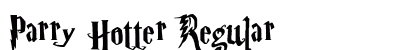 Parry Hotter Regular Font Preview