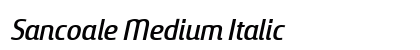 Sancoale Medium Italic preview