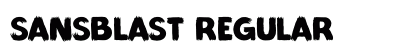 Sansblast Regular (OpenType) Font Preview