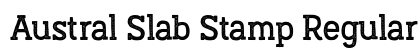 Austral Slab Stamp Regular preview