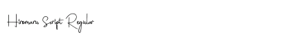 Hiromaru Script Regular