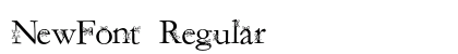 NewFont Regular Font NewFont Regular Font Preview