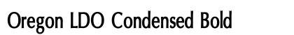 Oregon LDO Condensed Bold preview Oregon LDO Condensed Bold preview
